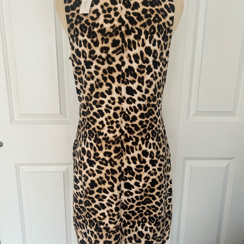 New York & Company Animal Print Sleeveless Dress 🆕 - Picture 2 of 4